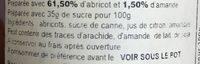 Confiture Abricot Aux Amandes Ingredients