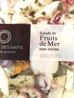 Salade De Fruits De Mer Sans Surimi Ingredients