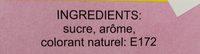 Barbe  Papa Ingredients