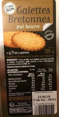 Galettes Bretonnes Pur Beurre