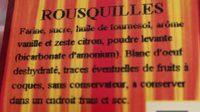 ROUSQUILLES Ingredients