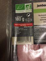 Jambon Cuit Suprieur, Bio Sans Couenne Report Card