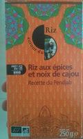 Riz Aux Pices & Noix De Cajou Report Card