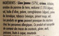 Lieu Jaune Ingredients