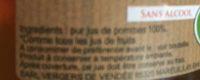 Pur Jus De Pommes Ingredients