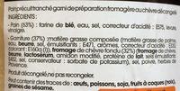 Prfou Au Chvre Ingredients