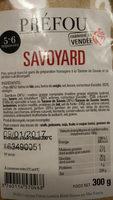 Prfou Savoyard Report Card