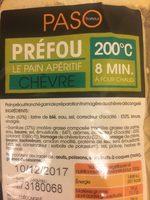 Prfou Chevre Ingredients