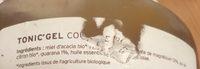 Tonic' Gel Coup De Boost Ingredients