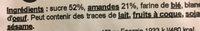 Le Ptit Craq Breton Aux Amandes Ingredients
