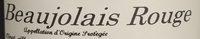 Beaujolais Ingredients