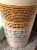 Sucre De Coco Non Raffin Ingredients