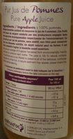 Pur Jus De Pommes Ingredients