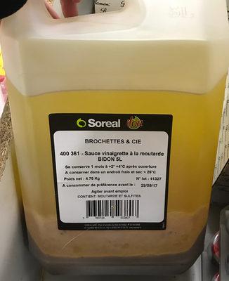 Brochettes & Cie : Sauce Vinaigrette  La Moutarde