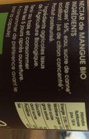 Nectar Mangue Ingredients