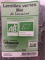 Lentilles Vertes Bio De Lorraine Report Card