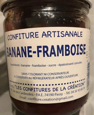 Confiture Artisanale Banane Framboise