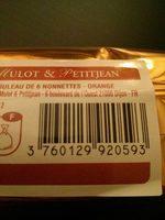 Rouleau De Six Nonnettes  L'orange - Mulot & Petitjean Report Card