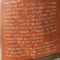 Mon Fournil - Prparation Pour Pain De Campagne, 1 Kilo Ingredients