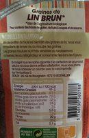 Graines De Lin Brun Ingredients