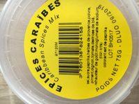 Pices Carabes Ingredients