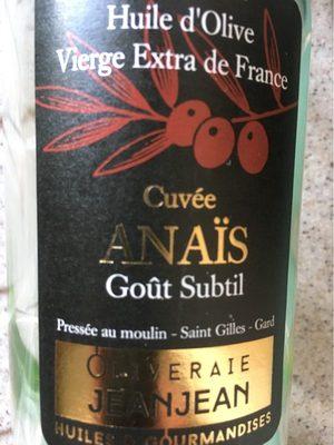 Huike D'olive Vierge Extra De France Cuve Anas