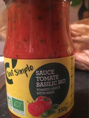 Sauce Tomate Basilic Bio