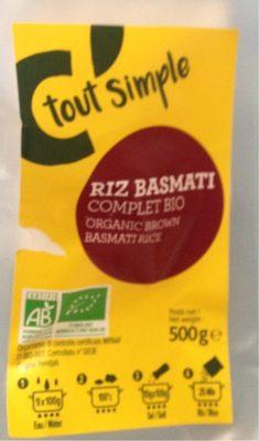 Riz Basmati Complet Bio