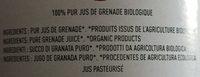 Jus De Grenade Ingredients