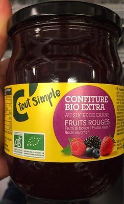 Confiture Bio Extra Fruits Rouges
