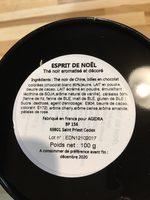 The Noir Cherry Amande Ingredients