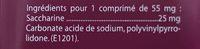 Les Authentiques Sucrettes Ingredients