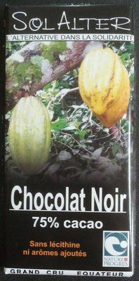 Chocolat Noir 75% Cacao