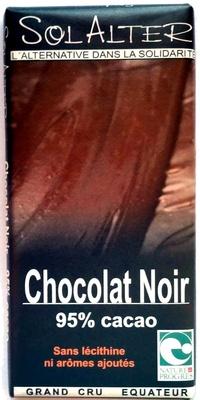 Chocolat Noir 95% De Cacao - Grand Cru - Quateur