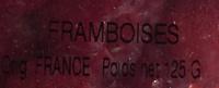 Framboises Ingredients