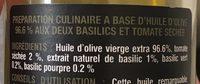 Huile Dolive Ingredients