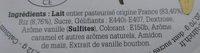 Riz Au Lait Ingredients