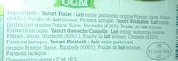 Yaourts Fermiers Aux Fruits De Nos Regions Ingredients