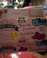 Yaourts Fermiers  La  Framboise Report Card