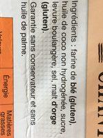 Mini Toasts Natuur 140G Ingredients