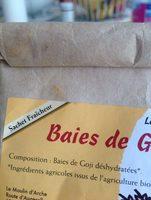 Sant & Bien-tre / Rsistance Et Vitalit / Baies De Goji Ingredients