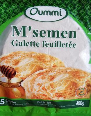 M'semen Galette Feuillete Nature