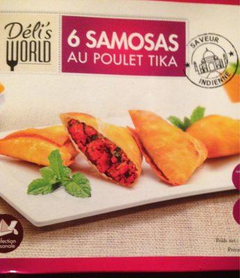 6 Samosas Au Poulet Tika
