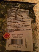 Noix Sches Ingredients