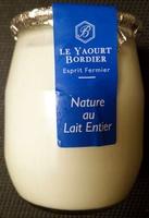 Esprit Fermier - Nature Au Lait Entier Report Card