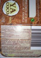 Yacoco Vanille Ingredients