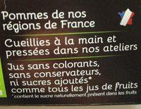 Pomme BIO Pur Jus Ingredients