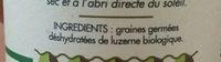 Graines Germes Dshydrates Ingredients