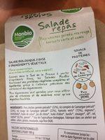 Salade Repas - Pois Chiche Germ, Riz Rouge, Haricots Verts Et Cumin Ingredients