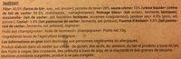 Frais & Primeur / Traiteur / Ptes, Pizzas Et Tartes Bio Ingredients